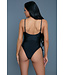 BeWicked Odette Zwart XL Badpak met Verstelbare Ruches voor een Flatterend Silhouet