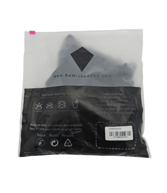 BeWicked Evie Badpak XL Zwart | Elegant Cage-Design & Maximale Comfort