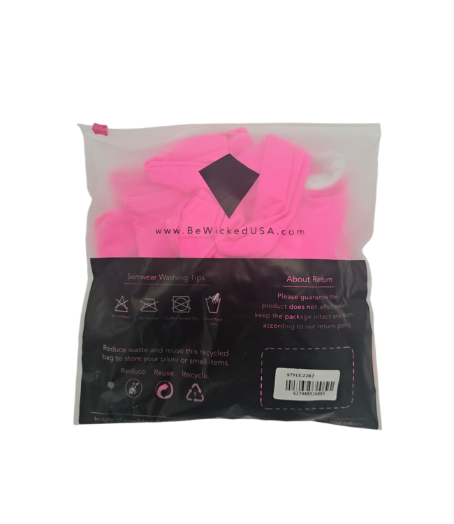 BeWicked Shay Neonroze One-Shoulder Tankini | Stijlvol en Flatterend Zwempak