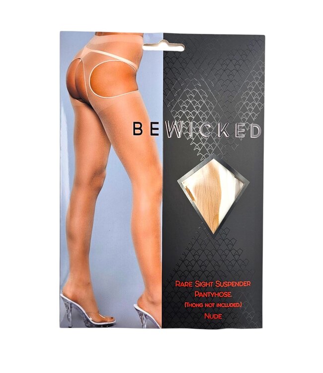 BeWicked Rare Sight Suspender Tights - Transparent Seduction by Be Wicked Lingerie