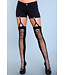 BeWicked Laser-Cut Garter Thigh-High Stockings | Stylish Comfort & Elegance