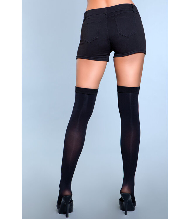 BeWicked Laser-Cut Garter Thigh-High Stockings | Stylish Comfort & Elegance