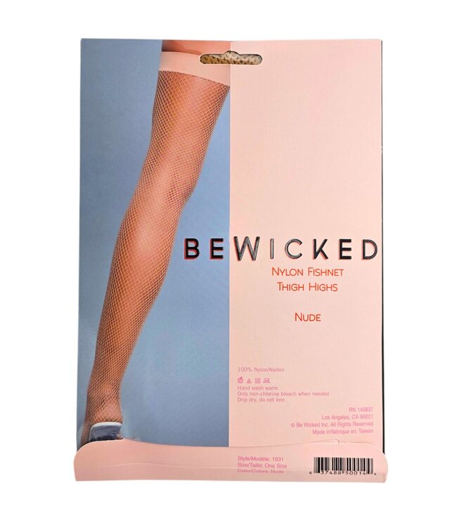 BeWicked Stylische Nylon Dijkousen met Stevige Band – Verkrijgbaar in Diverse Kleuren