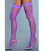 BeWicked Lila Nylon-Netzstrümpfe – Fester Bund & Stil für jeden Look