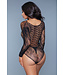 BeWicked Eleganter Spitzen-Bodysuit mit Herzmuster – Stilvolle Lingerie