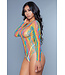 BeWicked Courageous Love Bodysuit - Bold Off-Shoulder with Unique Web Design