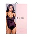 BeWicked Slim & Seamless Black Bodysuit with V-Neck & Adjustable Straps - S/M