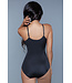 BeWicked Seamless Black Bodysuit: Slimming Fit with Adjustable Straps 1X/2X