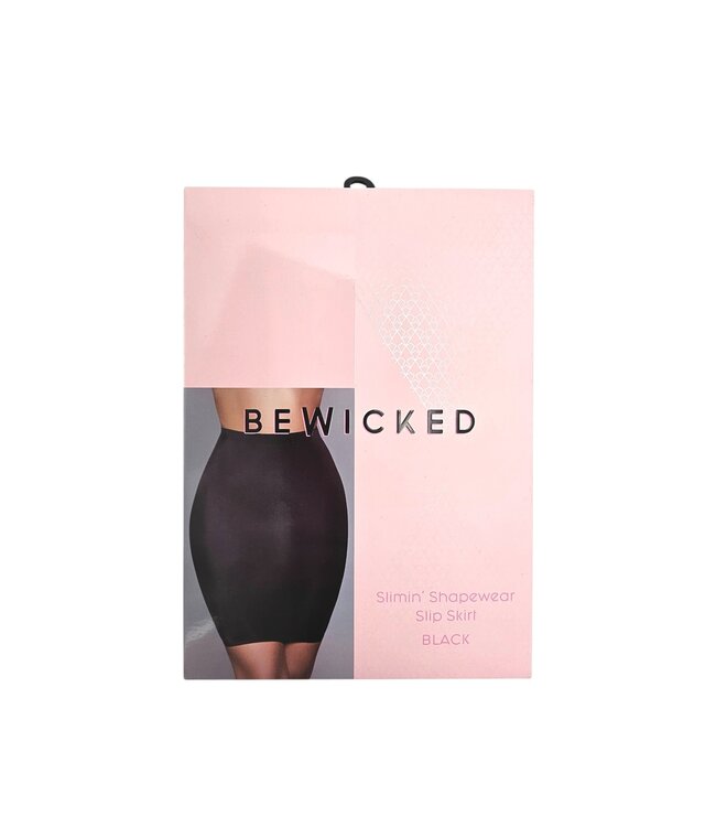 BeWicked Duurzame Naadloze Shapewear Slip Rok Zwart L/XL | Hoge Taille & Perfecte Pasvorm