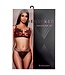 BeWicked Evangeline Lingerie Set in Bordeaux | Chic Mesh met Bloemenaccenten
