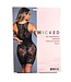 BeWicked Mademoiselle Mini Dress - Black Floral Lace Elegance