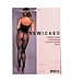 BeWicked Midnight Desire Black Bodystocking - Sheer Floral Lace & Choker Neckline