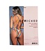 BeWicked Over The Rainbow Crisscross Bodystocking - Bold Fishnet Design