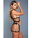BeWicked Wildest Dream Black Bodystocking - Sleek Cut-Out Design by Bewicked