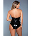 BeWicked Anise Bodysuit Zwart | Sleek Wetlook & Elegant Mesh | Verleidelijk Design