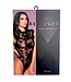 BeWicked Verleidelijke Kant Bodysuit met Hoge Hals en Sensuele Mesh Rug – Be Wicked