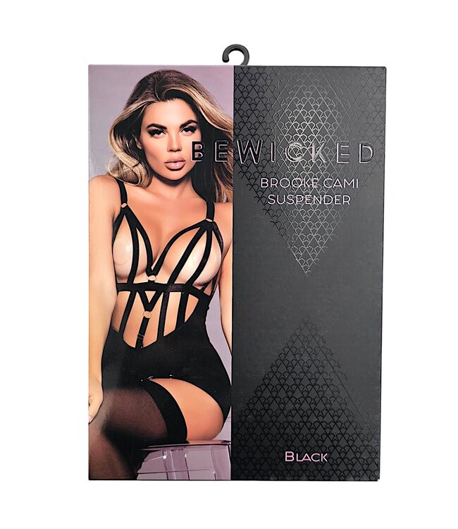 BeWicked Brooke Cami Suspender Mesh: Elegance Meets Bold Sensuality