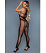 BeWicked Seductive Black Sleeveless Bodystocking with Unique Cage Design