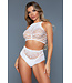BeWicked Ring My Bell Plus Size Bodystocking - Elegant White Set for Occasions
