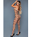 BeWicked Luscious Leopard Bodystocking - Bold Animal Print for Evening Passion