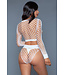 BeWicked Play With Me White Bodystocking - Sexy Fishnet & Brazilian Set