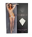 BeWicked Elegant Off-Shoulder Fishnet Bodysuit with Stockings - White Seduction
