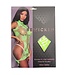 BeWicked Verleidelijk Bloemenprint Mini Dress | Mouwloos & Stijlvol Groen