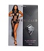 BeWicked All Night Long Blumenkleid Schwarz mit Seitenschlitz & Mesh-Details