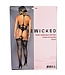 BeWicked Verleidelijke Sweet Vengeance Bodysuit met Mesh en Jarretelles - Zwart