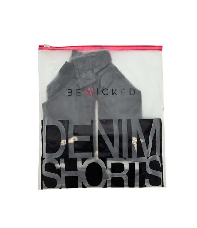 BeWicked Vernieuwde Ring Me Up Shorts Zwart | Trendy Faux Leather L/Xl Bewicked