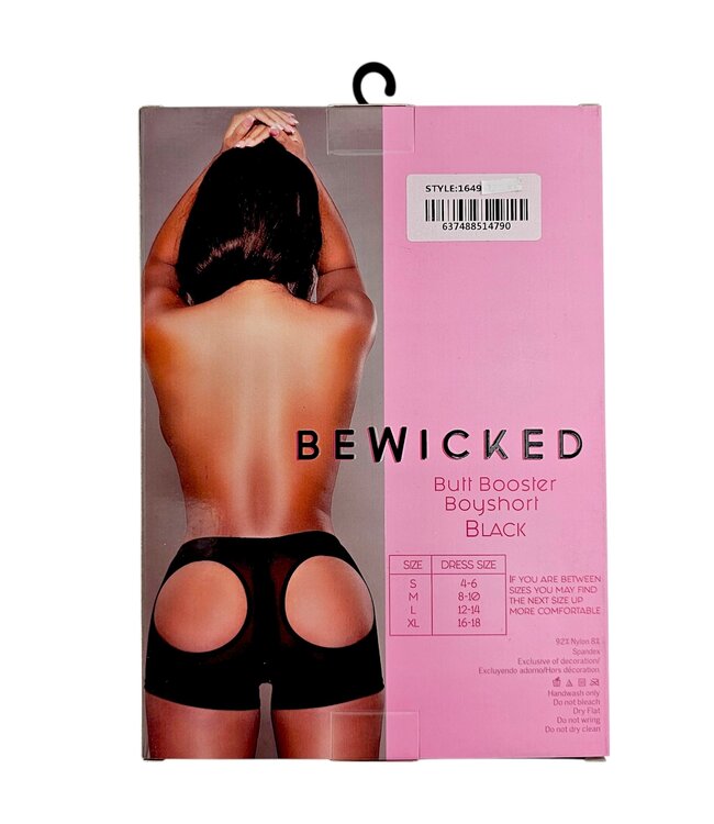 BeWicked Seamless Butt Lifting Boyshort XL – Voor een Verheven Silhouet en Comfort