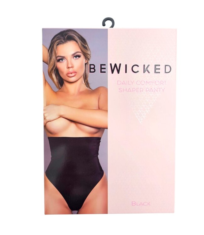 BeWicked High Waist Tummy Control Shaper Tights - Seamless Comfort S/M
