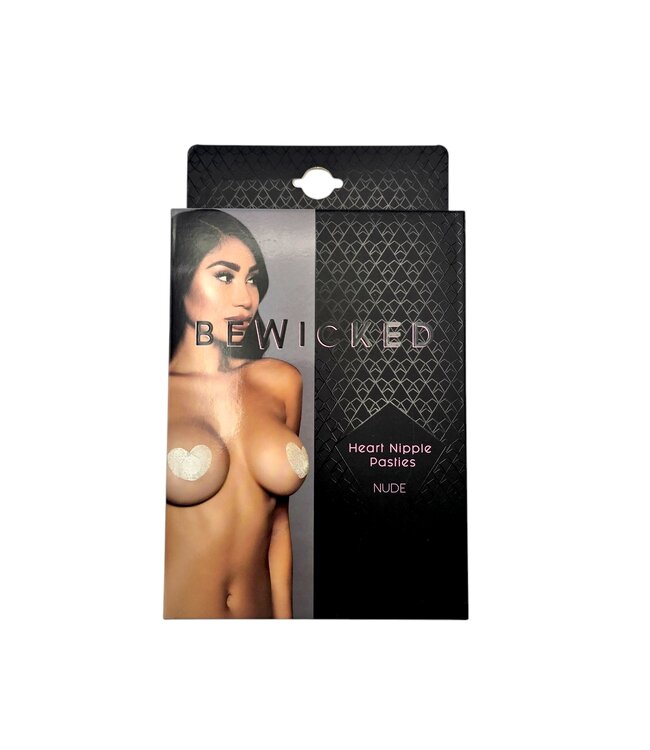 BeWicked Stylische Hartvormige Tepelpasties - 3 Paar voor Naadloze Outfits