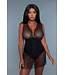 BeWicked Amira Babydoll Zwart S – Betoverend Mesh Design voor Onvergetelijke Avonden