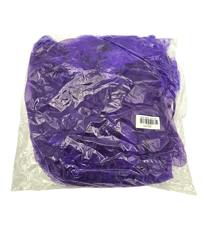 BeWicked Chic Purple Chiffon Kimono with Faux Fur Trim and Satin Bow