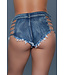 BeWicked Lookin' For Love Shorts – Edgy Denim mit unversäubertem Saum