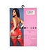 BeWicked Ryder 2-teiliges Spitzen-Chemise-Set Rot mit Polka-Dots und Blumen