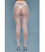 BeWicked Stilvolle Mini-Netzstrumpfhose Weiß – Edgy Look von Bewicked