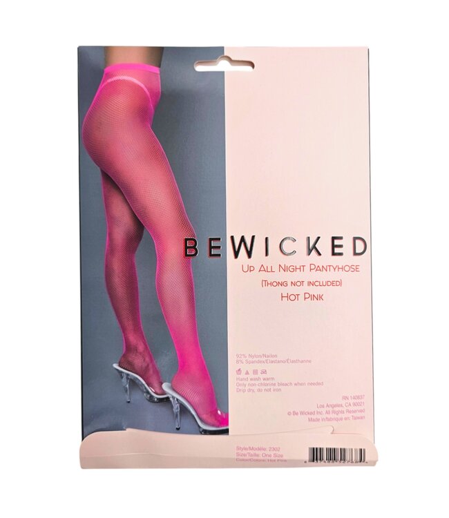 BeWicked Stijlvolle Mini Netpanty in Chique Roze | Bewicked Allure met Edge