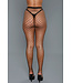 BeWicked Can't Back Down Bold Oversized Fishnet Tights - Stylish & Trendy Black