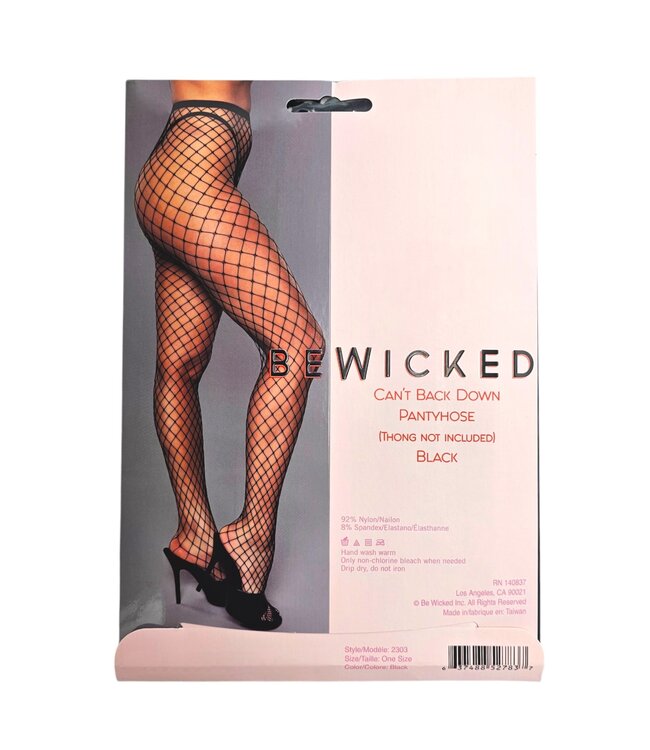 BeWicked BEWICKED Oversized Netzstrumpfhose Schwarz – Modisch & Aufmerksamkeitsstark
