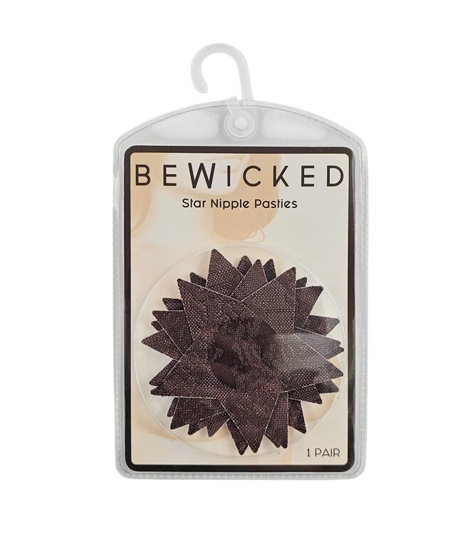 BeWicked BeWicked Star-Shaped Lace Nipple Pasties - 3 Pairs, Self-Adhesive