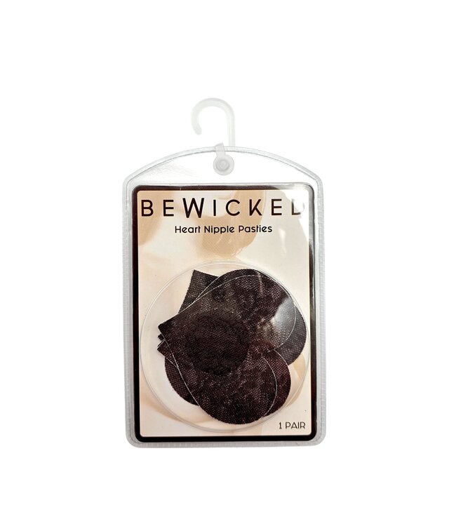 BeWicked Elegant Hartvormige Tepelpasties met Kant | 3 Paar voor Onzichtbare Steun