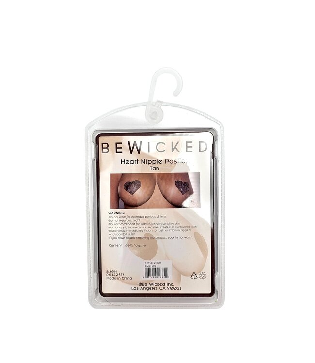 BeWicked Elegant Hartvormige Tepelpasties met Kant | 3 Paar voor Onzichtbare Steun