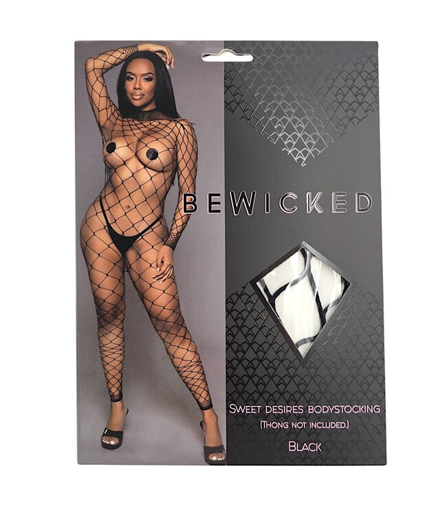 BeWicked Verleidelijke Sweet Desires Fishnet Bodystocking – Elegante Sensualiteit