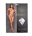 BeWicked Verleidelijke V-hals Paars Visnet Bodystocking - Accentueer Elke Curve