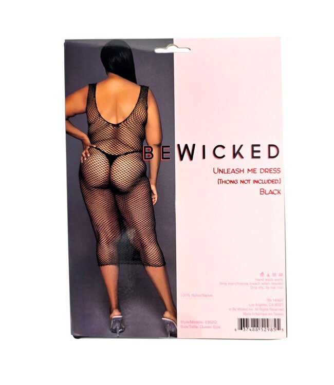 BeWicked Unleash Me Sexy Fishnet Maxi Bodycon Dress for Seductive Evenings
