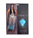 BeWicked Verleidelijke Fishnet Unleash Me Maxi Jurk in Turquoise voor Avonden Vol Sensatie