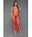 BeWicked Verleidelijke Visnet Unleash Me Maxi Jurk – Perfecte Bodycon voor Avonden