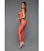 BeWicked Unleash Me Red Fishnet Maxi Bodycon Dress - Seductive U-Back Design